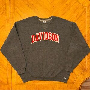 Russell Athletic Davidson Wildcats College Sweatshirt Men’s Size XL Embroidered